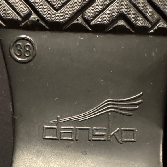 Women’s Dansko Black Tooled Leather Shoe - Picture 4 of 7